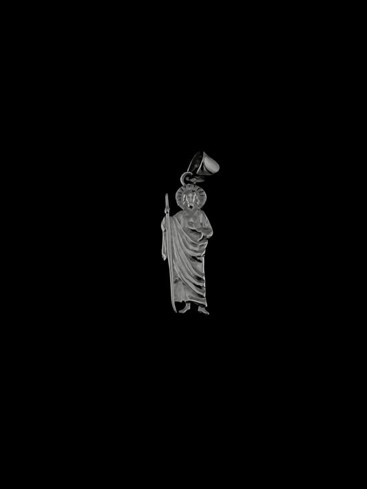 Jesus Shepherd Pendant - Sterling Silver