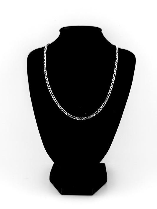 AGI Figaro Necklace - Sterling Silver 3mm 20"
