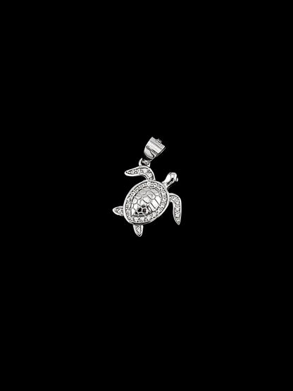 Turtle Pendant - Sterling Silver