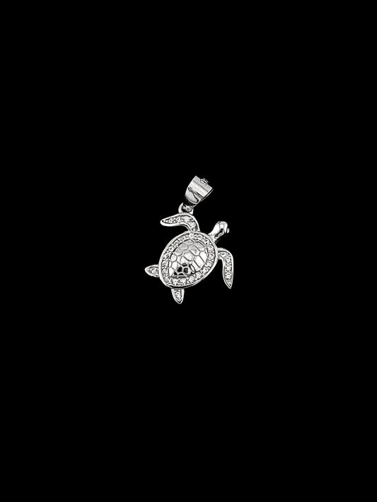 Turtle Pendant - Sterling Silver