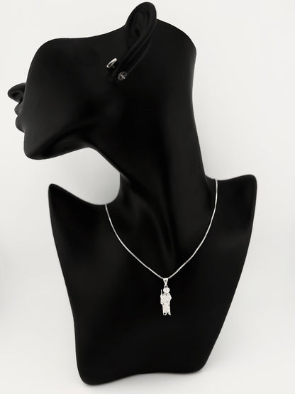 Jesus Shepherd Pendant - Sterling Silver