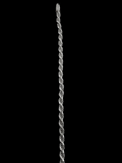 Rope Bracelet - Sterling Silver 3mm