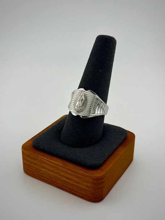 Virgin Mary Ring - Sterling Silver