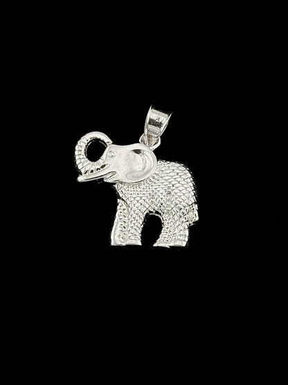 Elephant Pendant - Sterling Silver